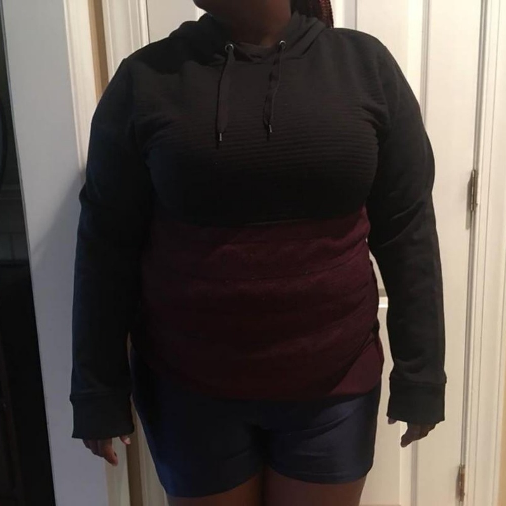 Marc echo two color hoodie